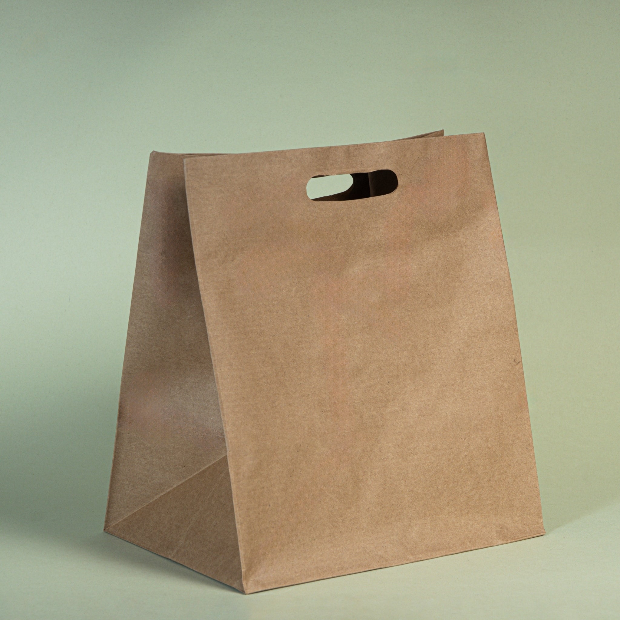 Bolsa kraft manija cuadrada