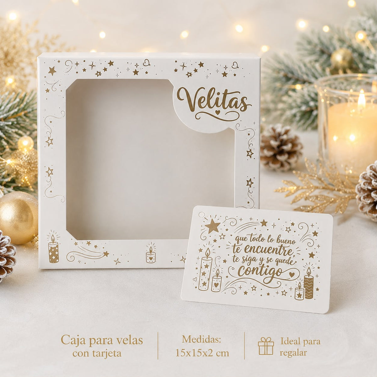 Caja velitas estrella
