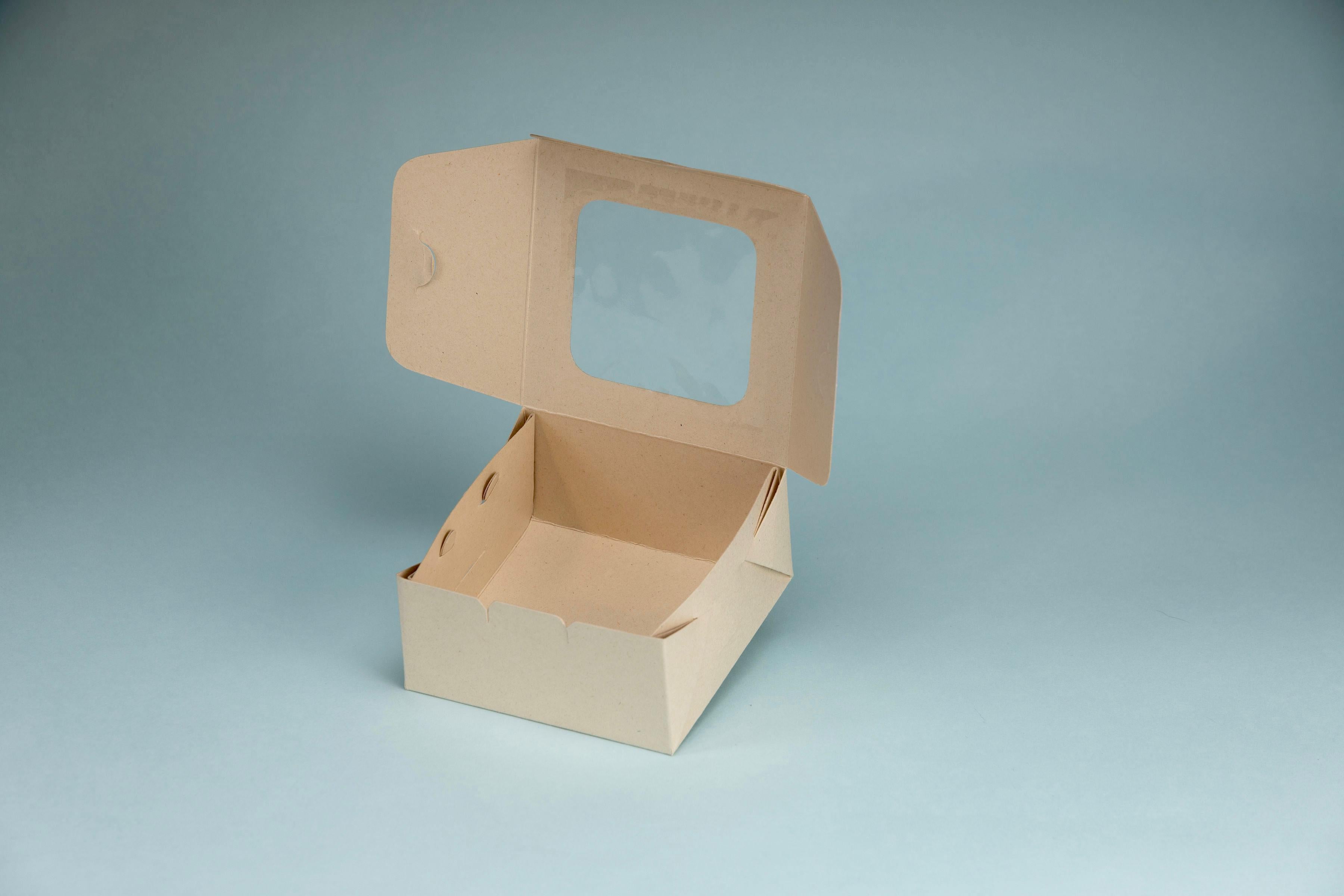 Caja para tortas con ventana
