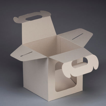 Caja maletín 1/4 pollo con ventana