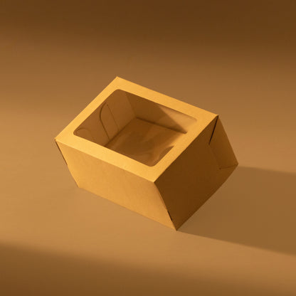 Caja para tortas con ventana